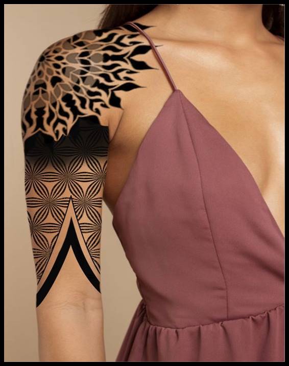 Geometric/Dotwork Tattoo Style